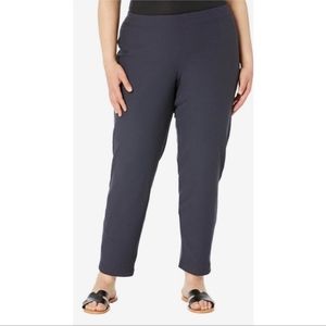 NEW Eileen Fisher Crepe Slim Ankle Pants 1X